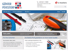 Tablet Screenshot of pevestorf.net